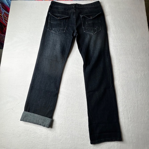 Agile Mens Straight-leg Straight Jeans Pants Gray Blue Size 34 - Picture 10 of 16